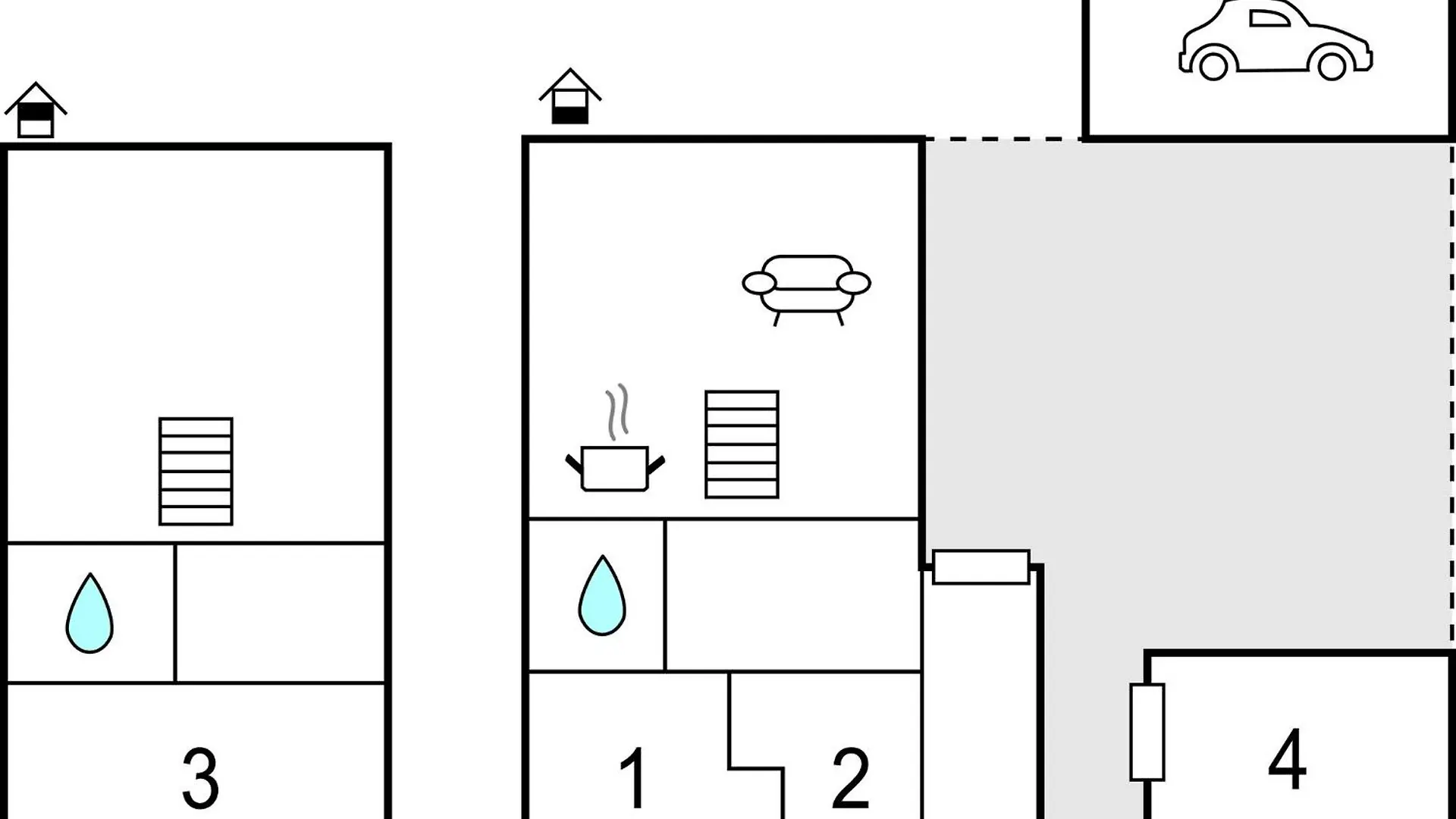 4 Bedroom Cozy Home In スケーエン 別荘
